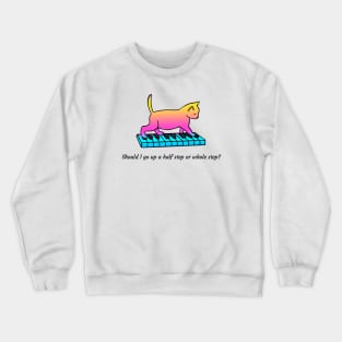 Music Theory Cat Crewneck Sweatshirt